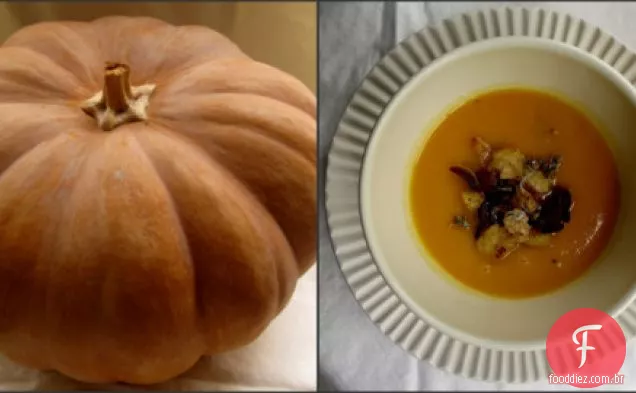 Sopa De Abóbora Com Bacon