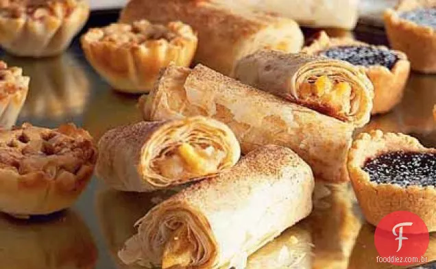 Rolinhos de maçã e Cream Cheese