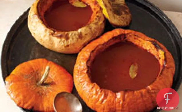 Sopa De Abóbora Com Pimenton E Limão Preservado