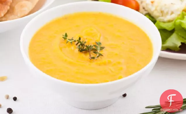 Sopa de abóbora picante contra o câncer