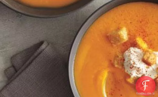 Sopa Cremosa De Abóbora