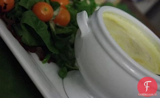 Sopa de abóbora com infusão de Chai
