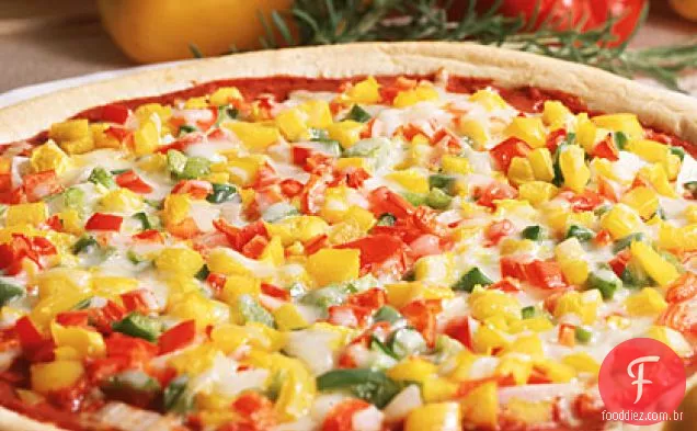 Pizza De Três Pimentas