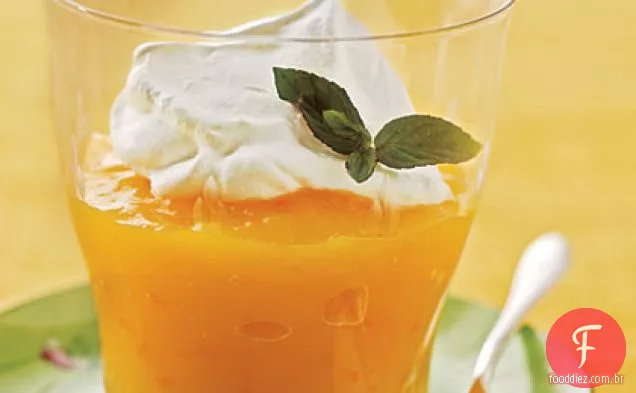 Pudim cítrico Com Chantilly