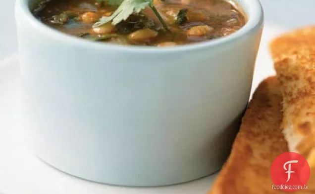 Tomate picante e Sopa De Feijão Branco