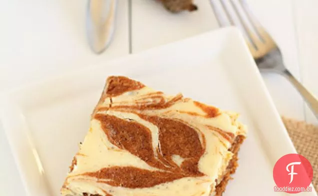 Bolo De Abóbora Com Redemoinho De Cream Cheese