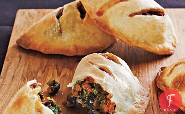 Empanadas de batata doce e Feijão Preto
