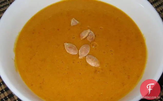 Sopa De Abóbora Tailandesa