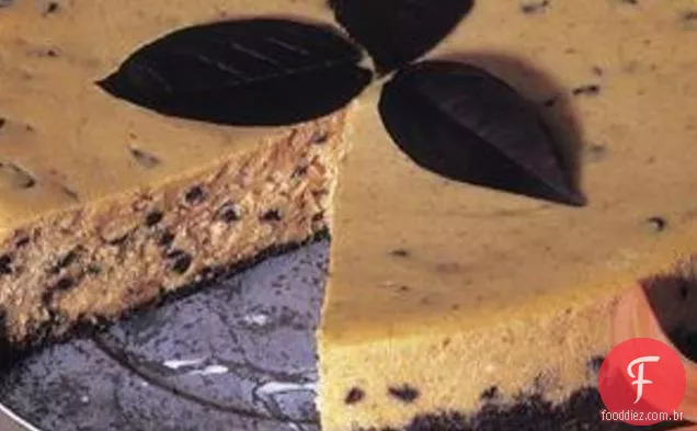 Cheesecake De Abóbora Com Chip De Chocolate