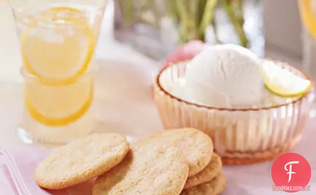 Biscoitos De Limão E Fubá
