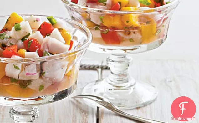 Halibut-Mango Ceviche