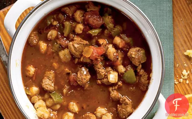 Carne de porco Ancho e guisado Canino