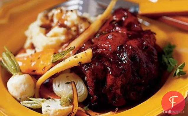 Vinho tinto-Oxtails refogados