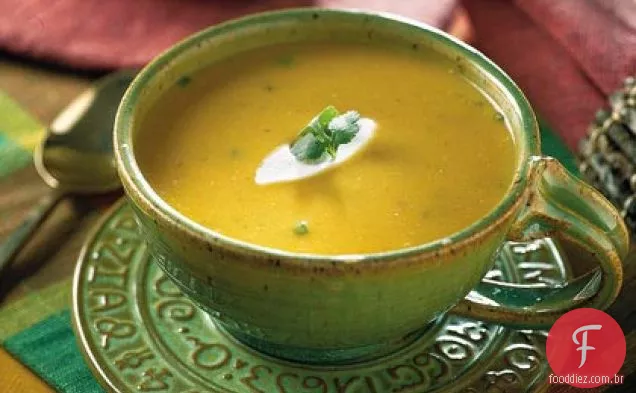 Sopa Cremosa De Abóbora Do Sudoeste