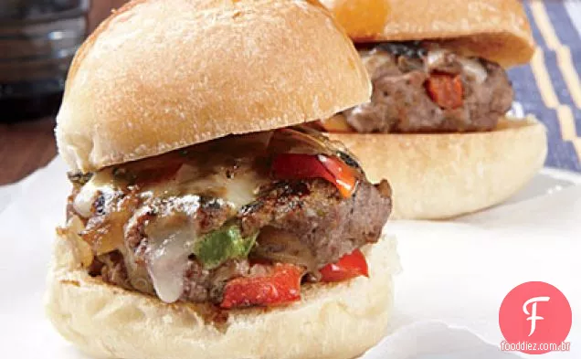 Mini Philly Cheeseburgers