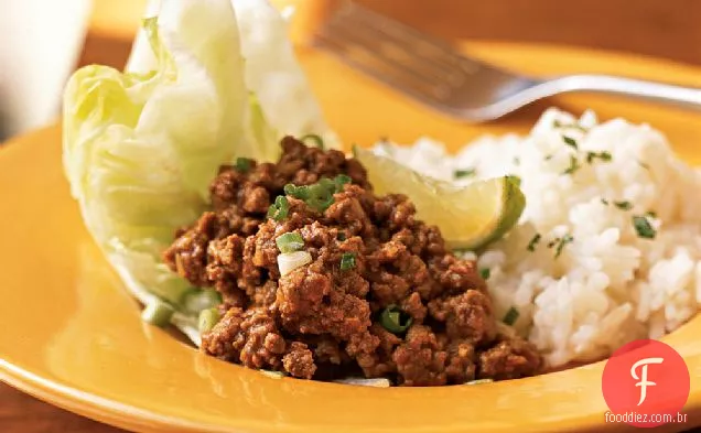 Carne Moída Ao Estilo Tailandês