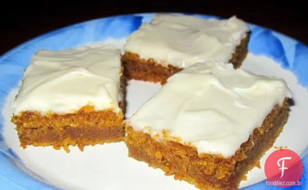 Barras de canela e abóbora