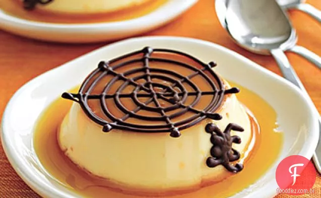 Spooky Crème Caramels