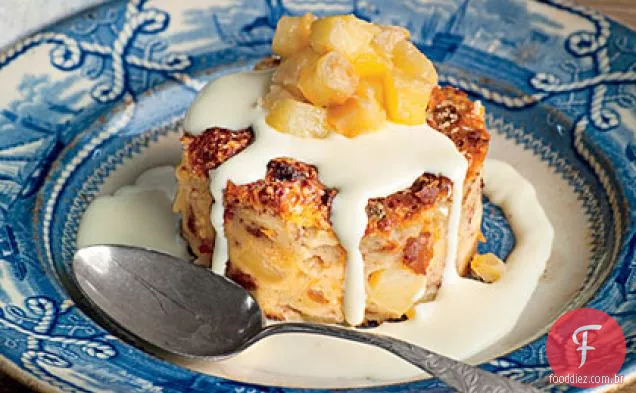 Pudim De Pão De Maçã