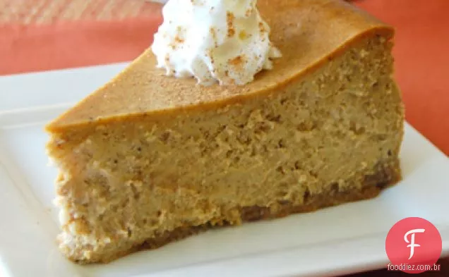 Cheesecake De Abóbora Com Gingersnaps