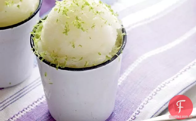 Sorbet De Manjericão Limão