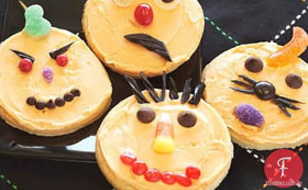 Geada Nos Biscoitos De Abóbora