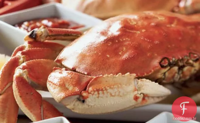 Caranguejo dungeness cozido com Erva-Doce