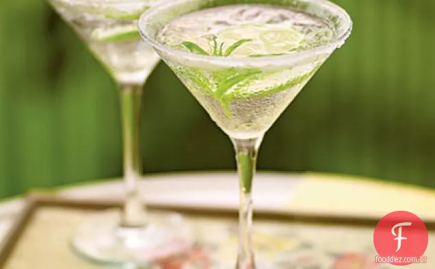Lemon Verbena Gimlet Cocktails