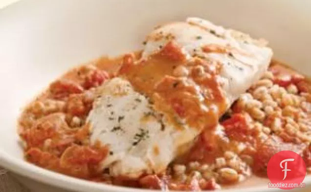 Bacalhau Com Molho De Creme De Tomate