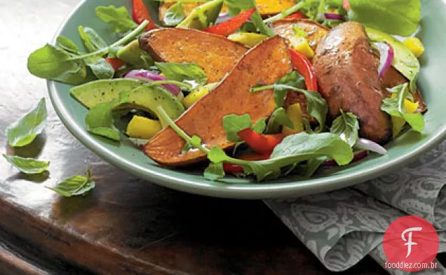 Salada De Batata Doce Assada