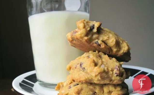 Biscoitos De Abóbora Cranberry