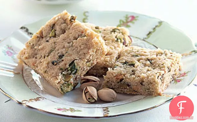Pistache, limão e baunilha Shortbread