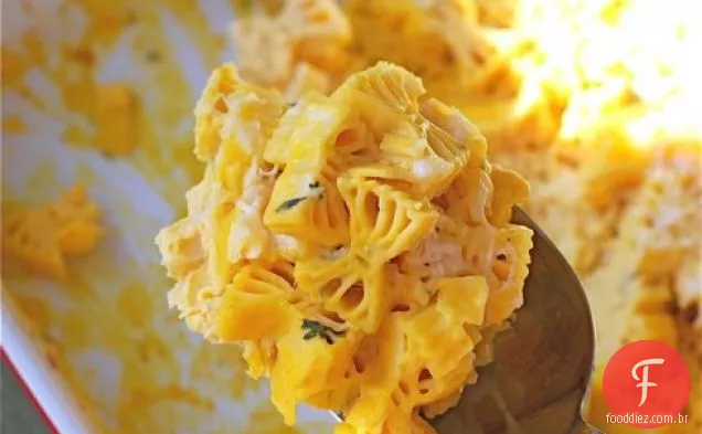 Abóbora Mac-n-queijo
