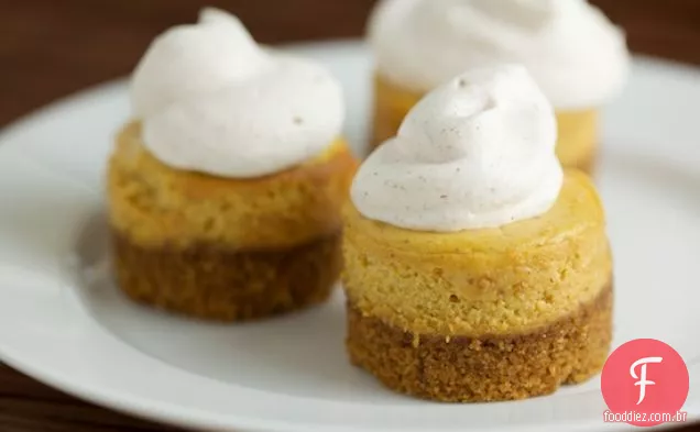 Mini Cheesecakes De Abóbora