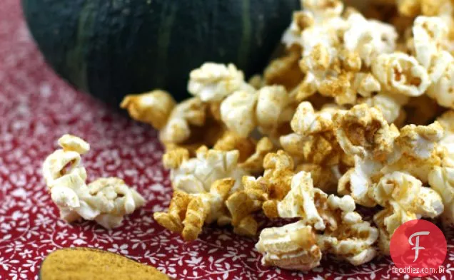 Kabocha / pipoca de especiarias de abóbora