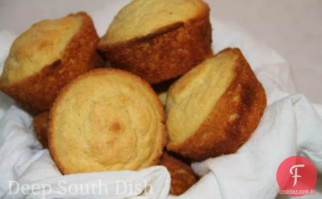 Muffins Básicos De Milho Leitelho
