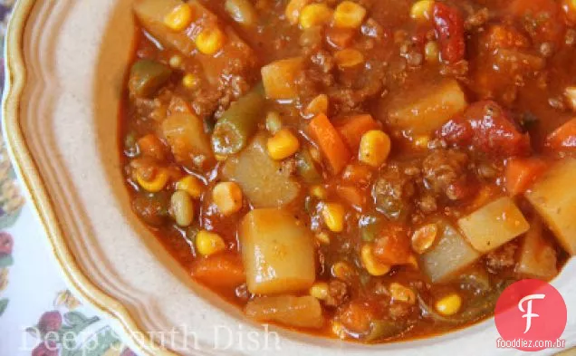 Ensopado De Hobo De Carne Moída