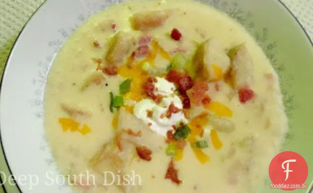 Sopa De Batata Assada Carregada