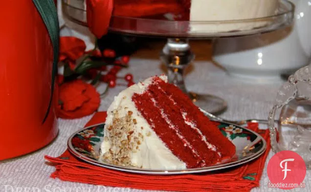 Bolo De Veludo Vermelho da mamãe