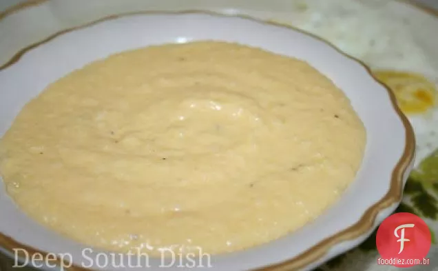 Grãos Cremosos De Queijo De Alho Do Sul