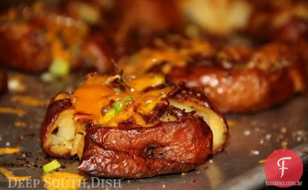 Batatas Crocantes Esmagadas