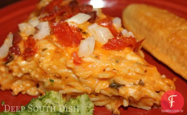 Pizza Spaghetti Pie
