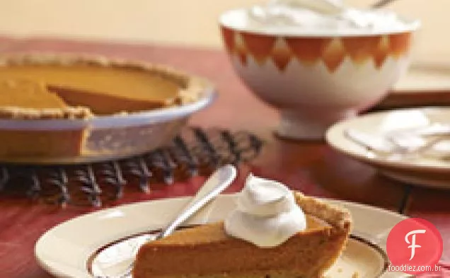 Torta De Abóbora fácil com imprensa-em Crosta de Shortbread