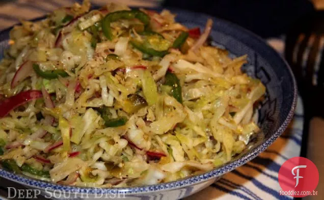 Fogo ' n gelo vinagre salada de repolho