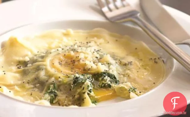 Tabla Mediterranean Bistro Magical Egg Ravioli