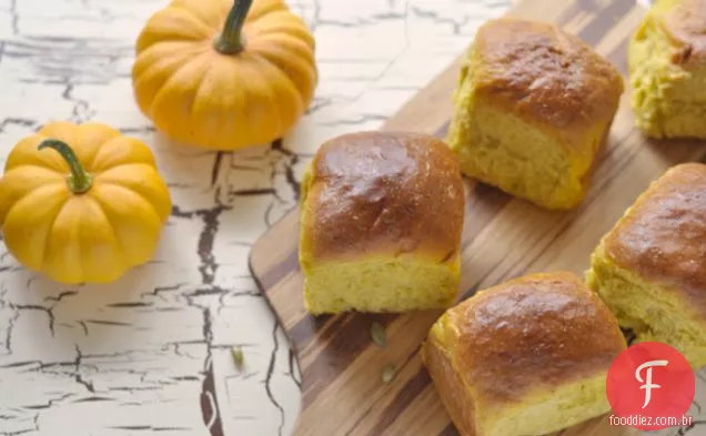 Pãezinhos De Jantar De Abóbora