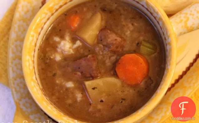 Ensopado De Carne Farto Fogão Lento