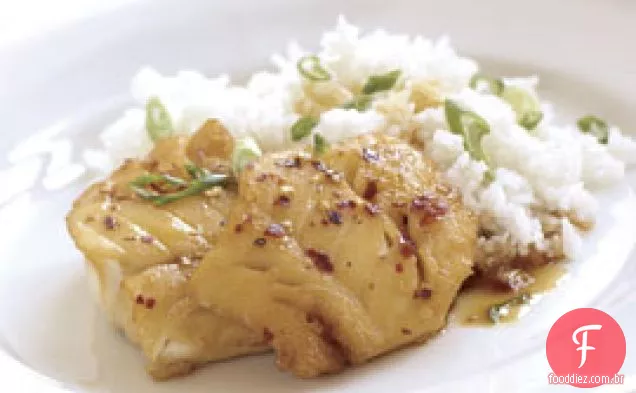 Bacalhau refogado com caramelo
