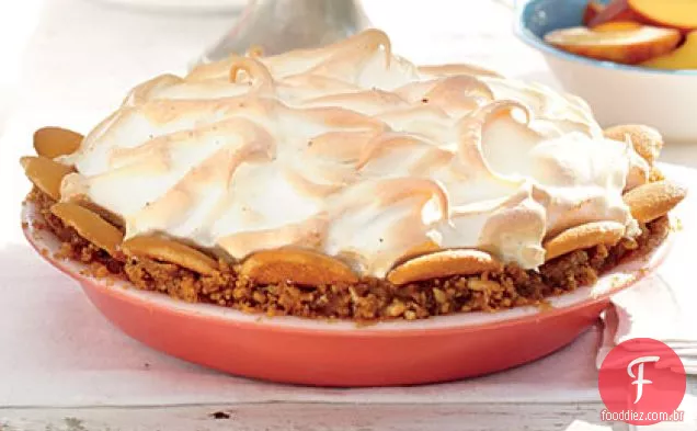 Torta De Pudim De Banana Com Caramelo