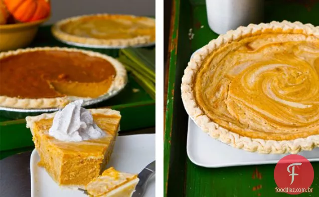 Torta de abóbora com creme de leite